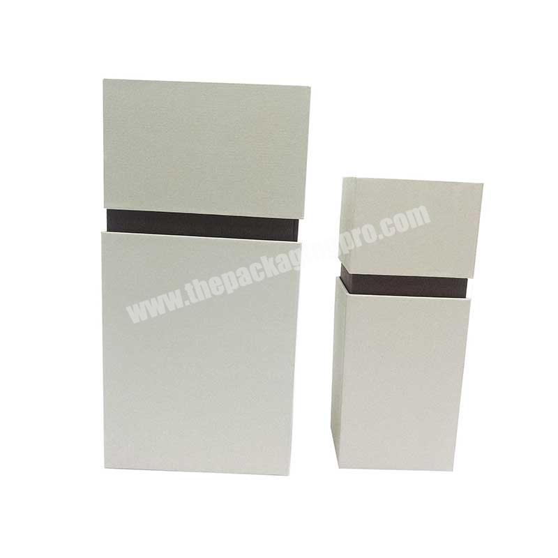 Professional shoulder rigid perfume cosmetic paper packaging box