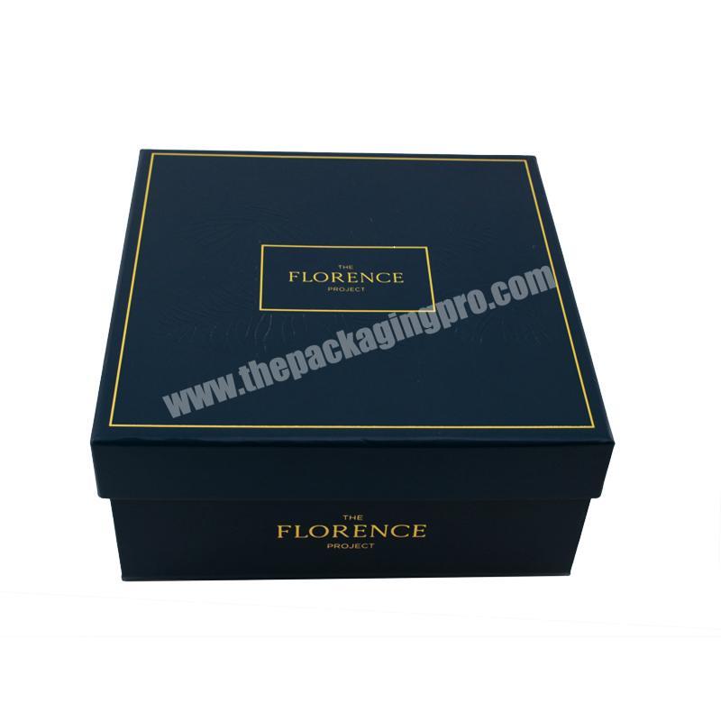 Professional wholesale black full lid and base folding gift paper box for shoes
