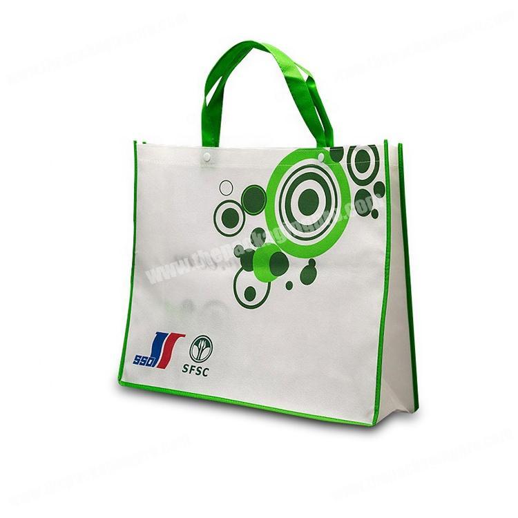 Promotion grocery shopping tote bags with custom printed logo