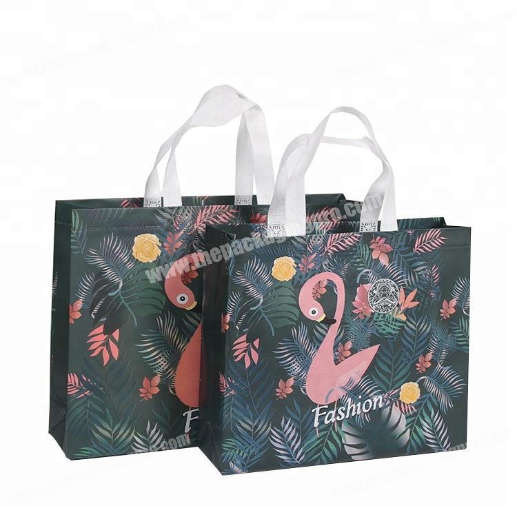 Promotion heat press custom retail shopper packaging nonwoven bag