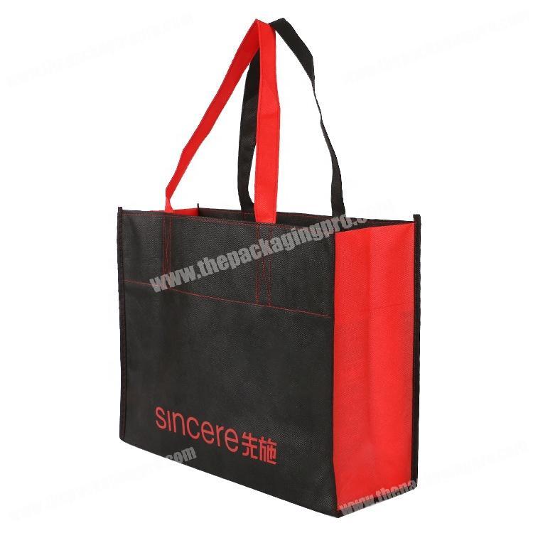 Promotion running coat packaging bag custom reusable non woven bag
