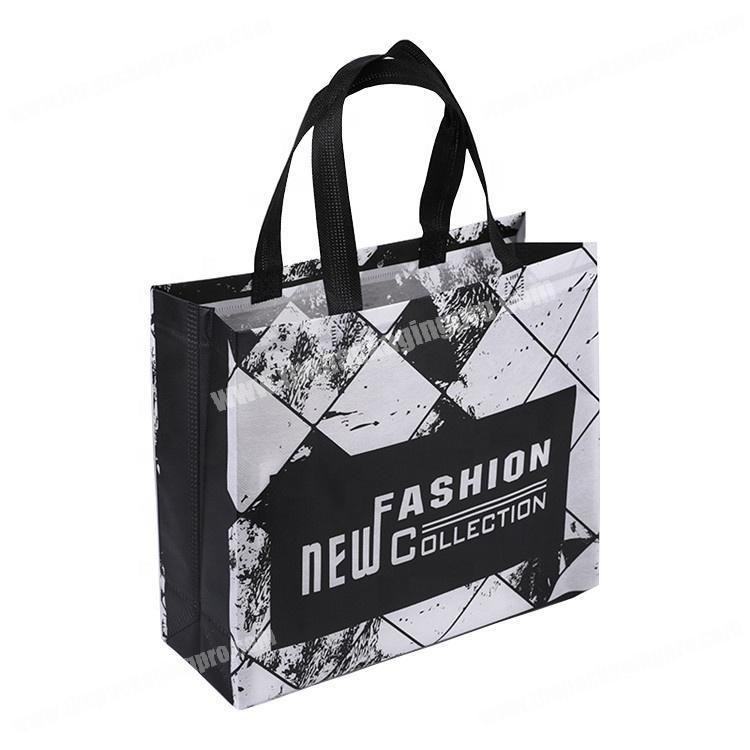 Promotional custom print heat press non woven bag with lamination