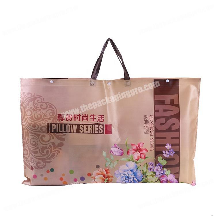 Promotional design printed pillow series packaging non woven bag tote bag