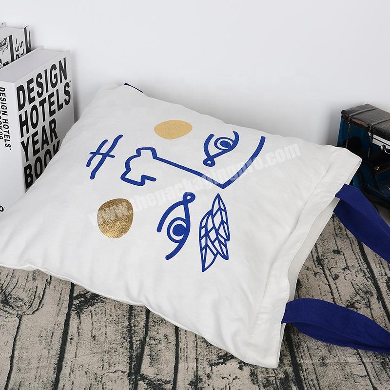 Factory Promotional durable handle yoga cotton shopper pouch bag