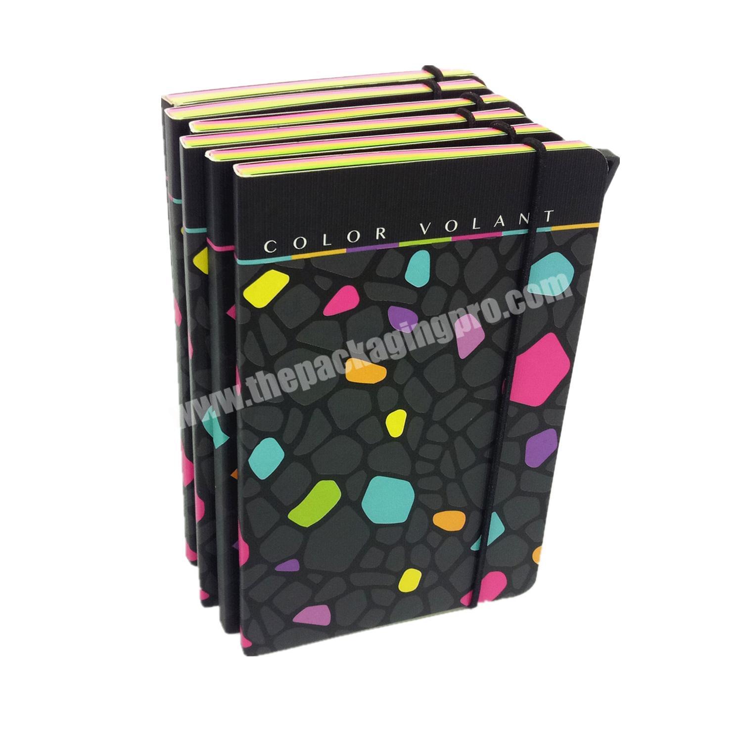 Promotional eco friendly notebook classmate journal custom diary with colorful pages