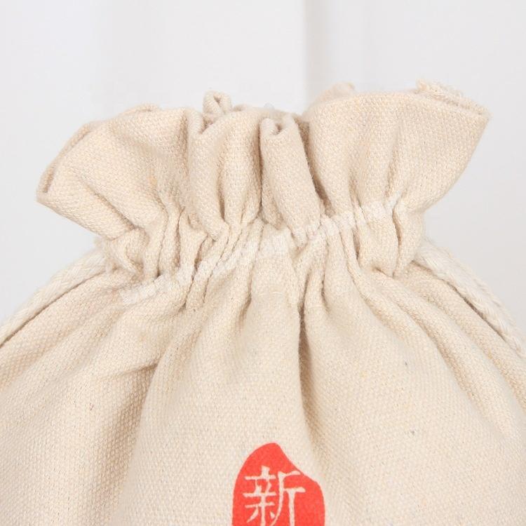 Supplier Promotional eco friendly round bottom canvas tote bag with string