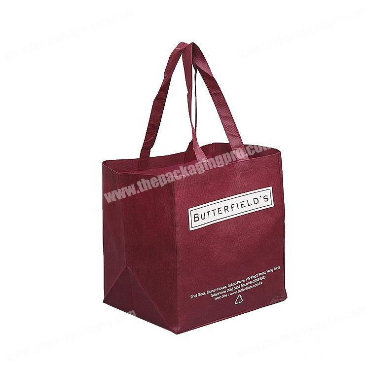 Promotional factory price custom print bag non woven shopping bag