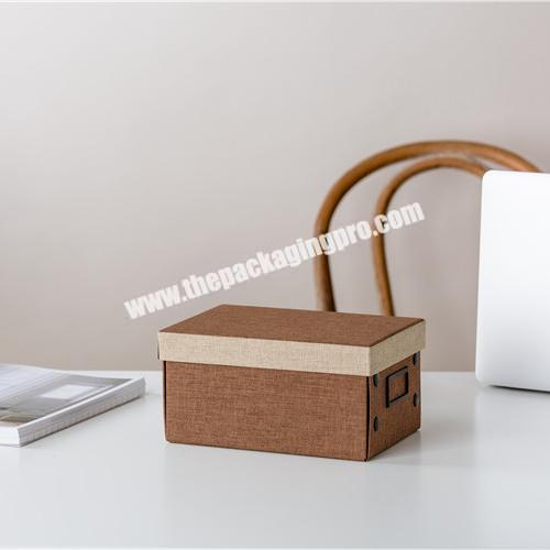 Promotional high quality home use kid toy storage box with Lid
