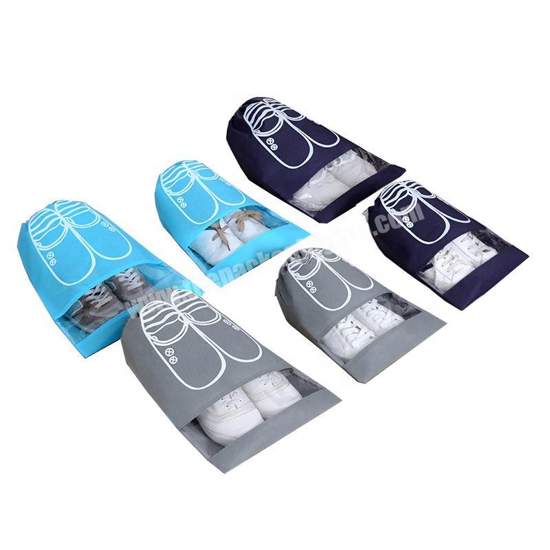 promotional nonwoven travel use custom matching shoes and bags