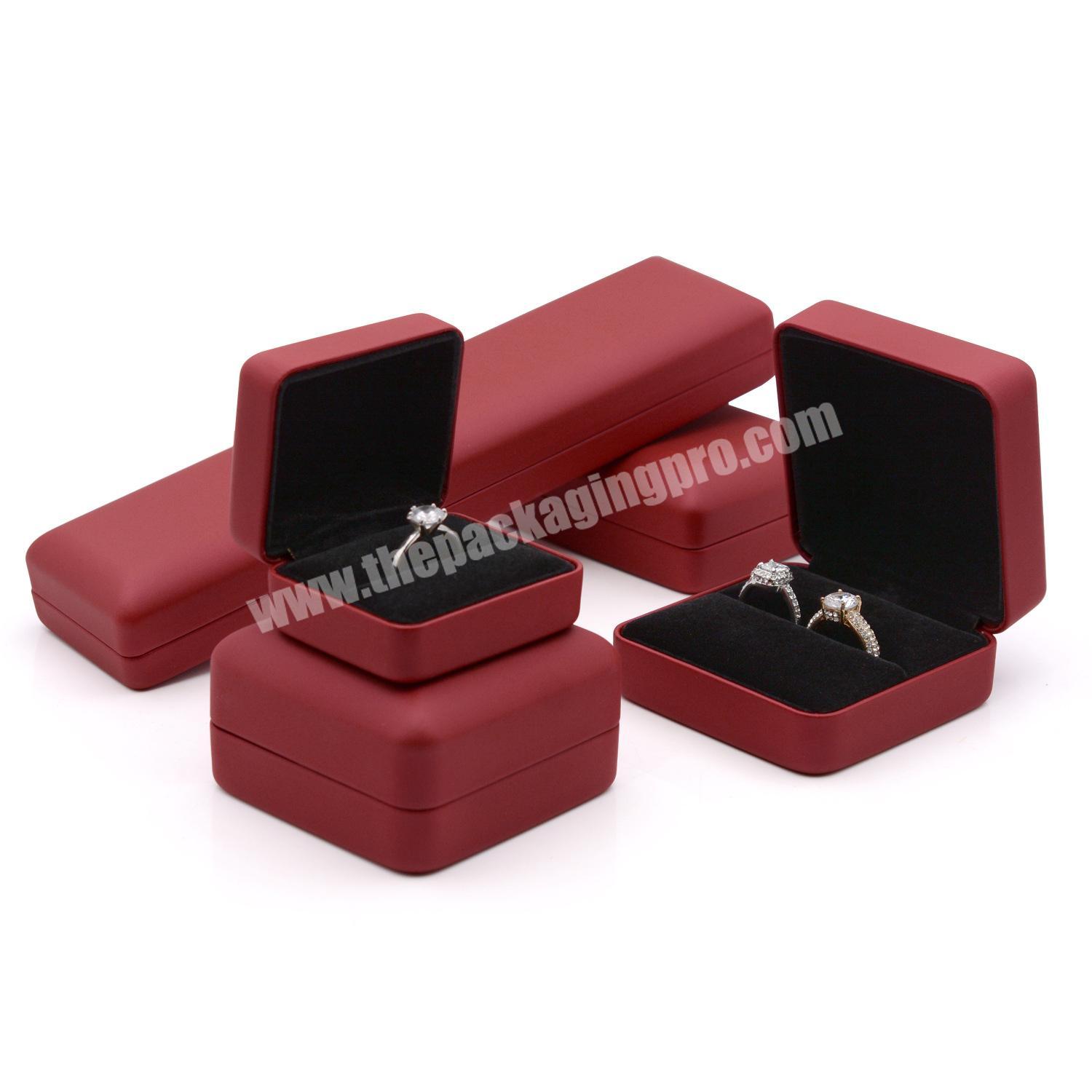 Promotional price ring box custom logo for packaging jewelry ring