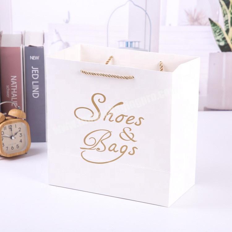 Promotional printed own branded paper bag for packing child shoes