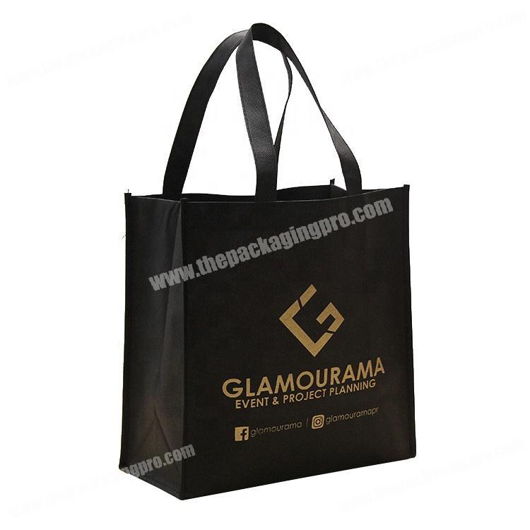 Promotional reusable custom size non woven bag with logo printed