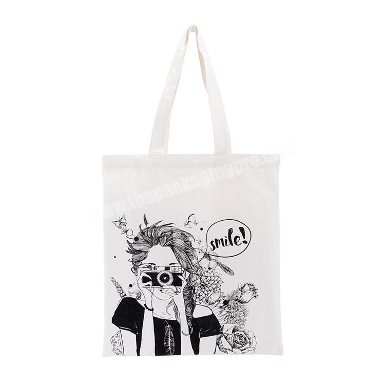 Supplier Promotional reusable shopping grocery canvas tote  bags