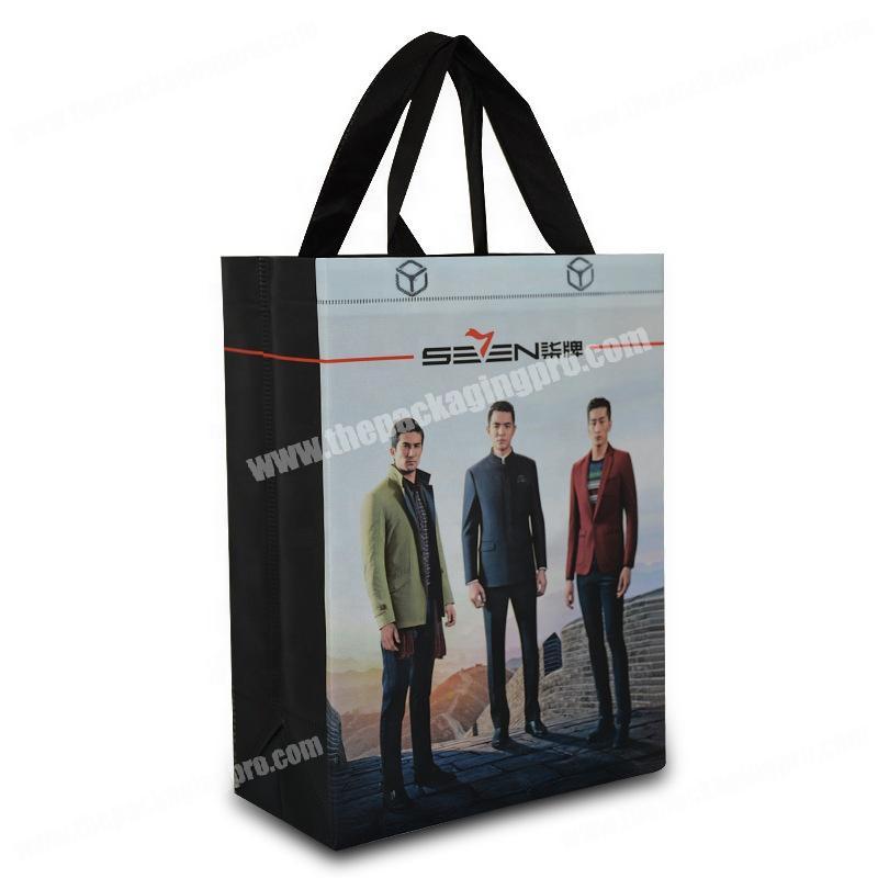 Promotional suit packaging carry cloth shopping bags wholesale