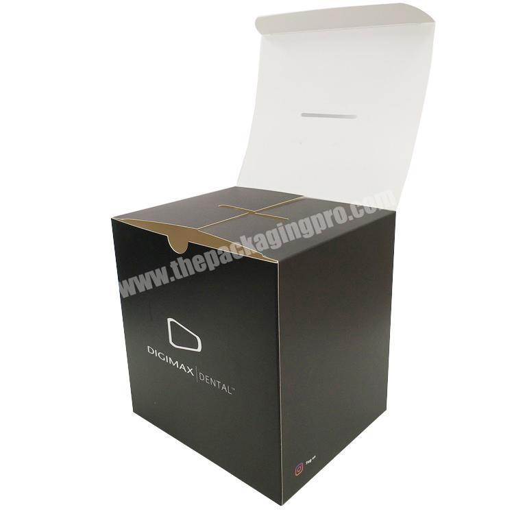 Promotional used black Cardboard paper cardboard packaging box