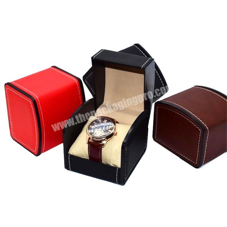 PU Leather Wristwatch Display Case Portable Organizer for Men Women Traveling Gift Bracelet Watch Jewelry Box