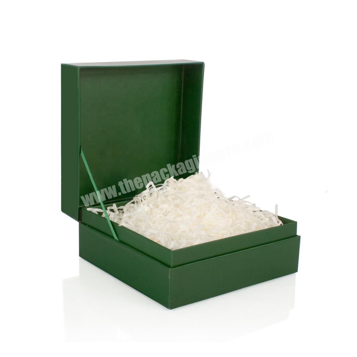 Quality Color gift boxes wholesale christmas gift paper hinged packaging box