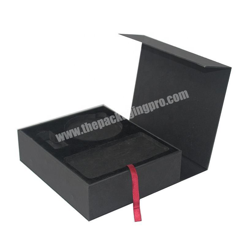 Quality Products Black Recycled Cardboard Gift Box