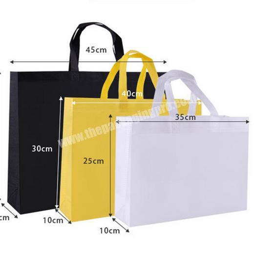 Ready to Ship various solid color non woven tote bag