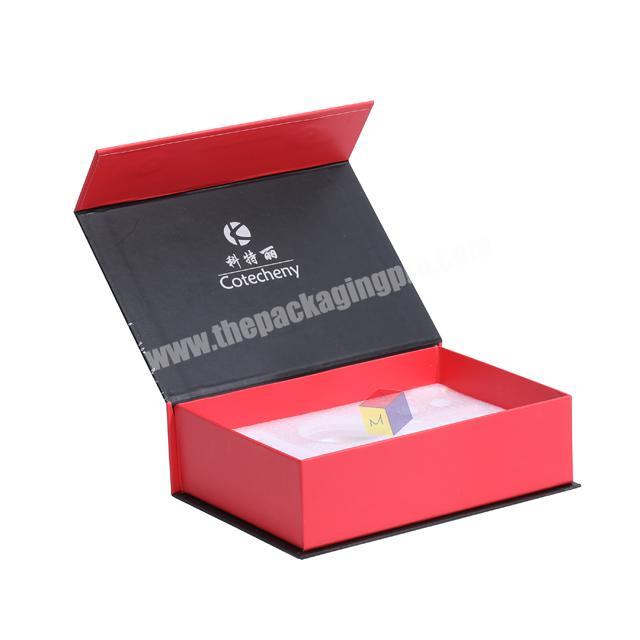 rectangle cardboard gift magnetic closure hard box packaging