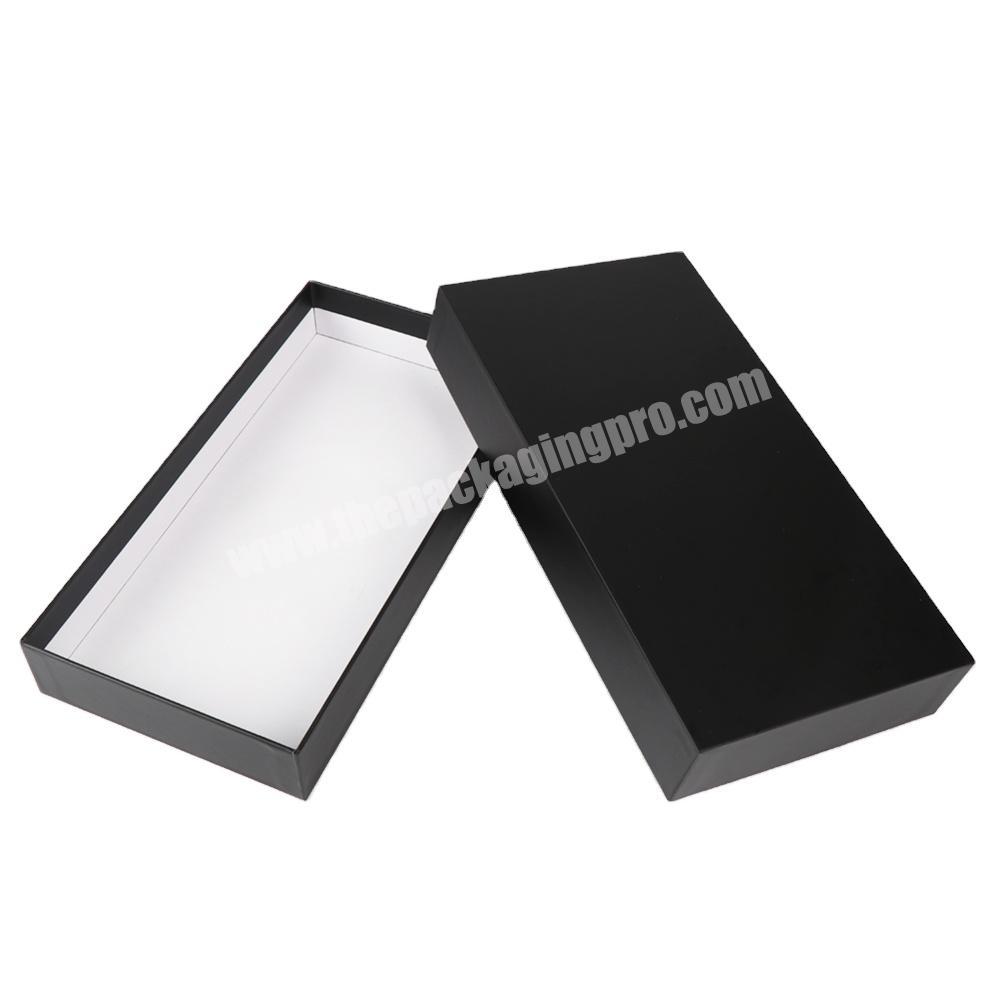 rectangular wholesale rigid paper boxes custom for clothes gifts