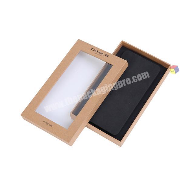 recyclable cardboard universal cell phone case packaging box