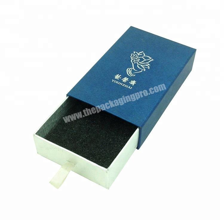 Recyclable Rigid Cardboard Paper Gift Drawer Packaging Box