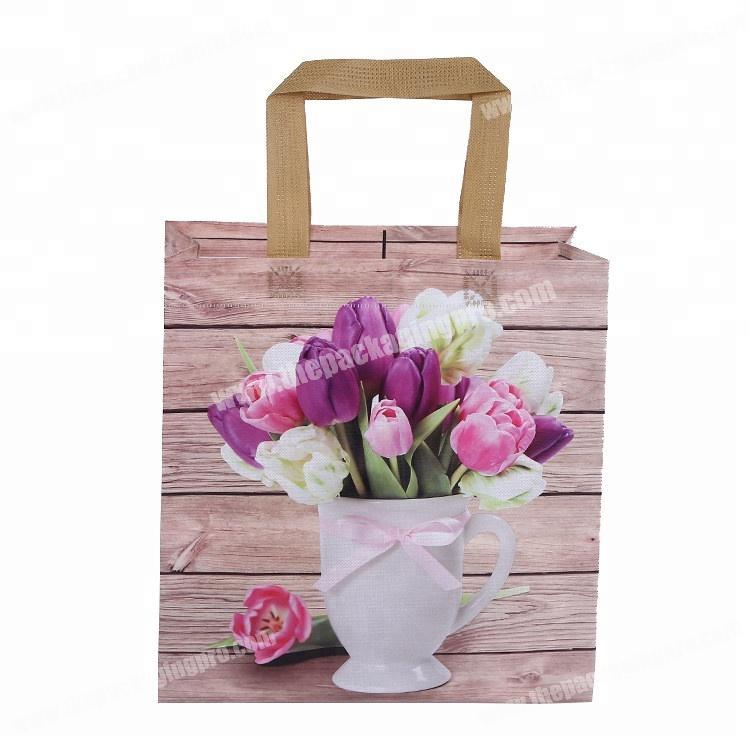 Recyclable Ultrasonic Handle PP Non Woven Shopping Bag