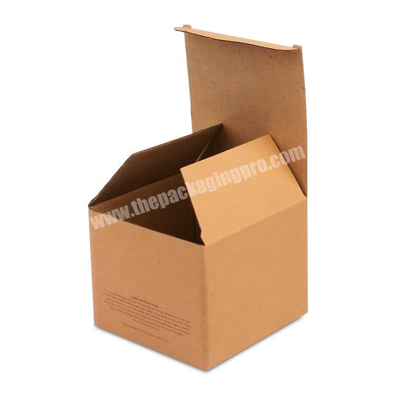 recycle brown paper custom shipping little cardboard boxes