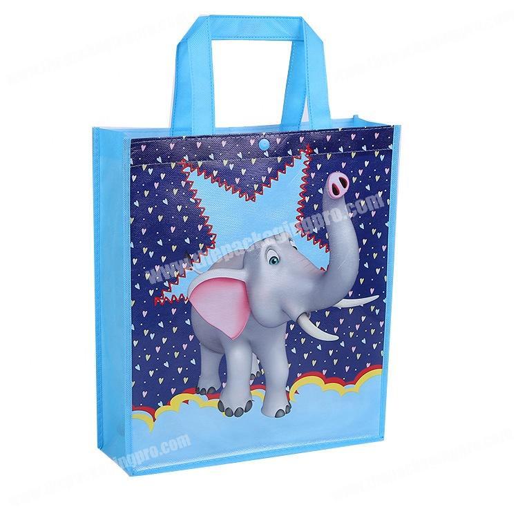 Recycle reusable promotion pp lamination custom store bag with logo