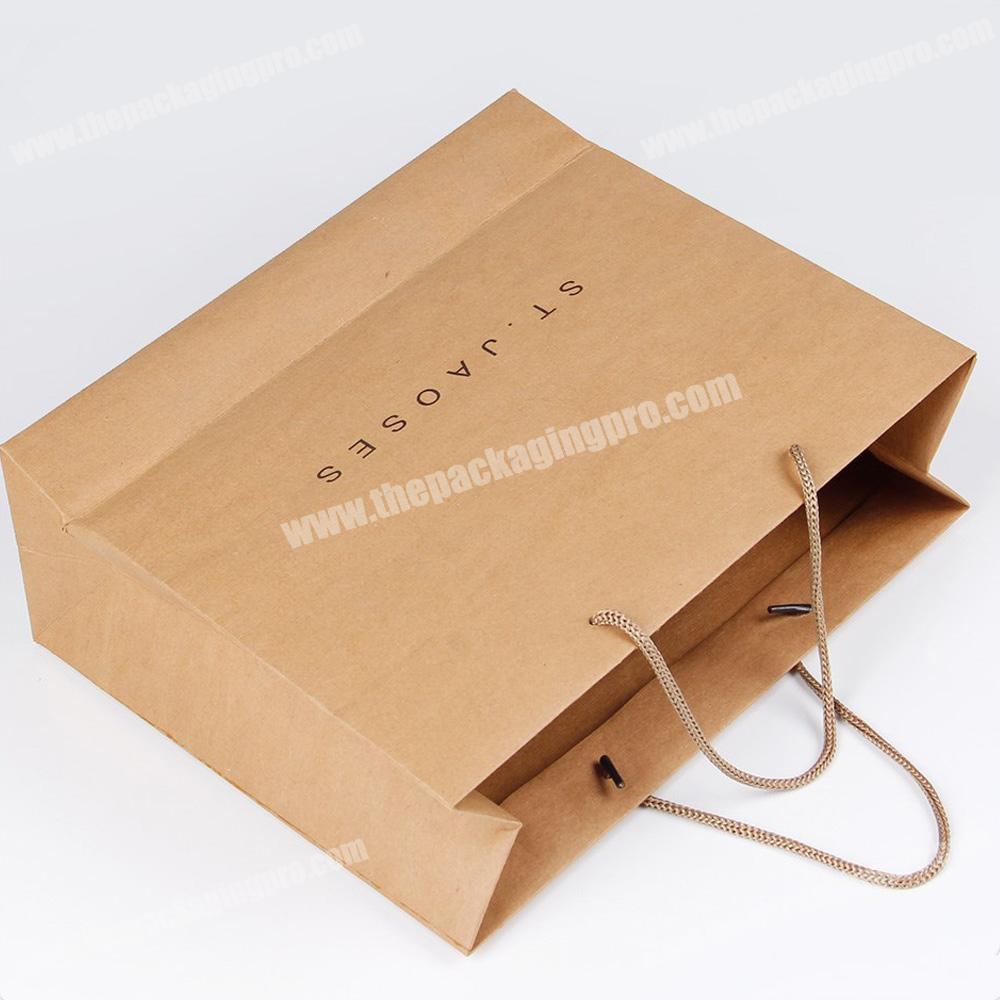 Recycled brown kraft paper bag manufacturers wholesale craft paper bags