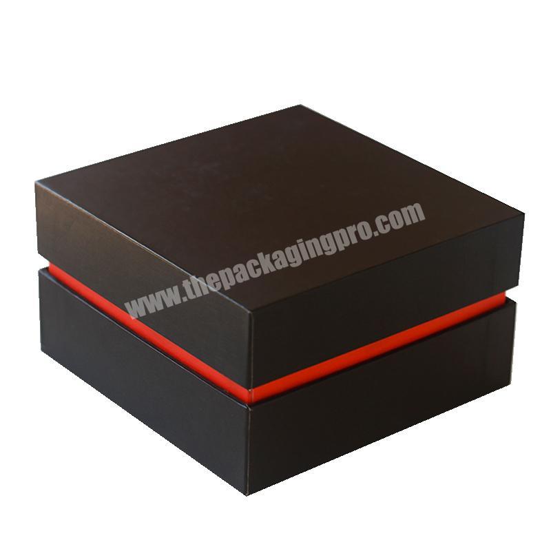 Recycled cardboard luxury 2 pieces Lid Off gift box packaging