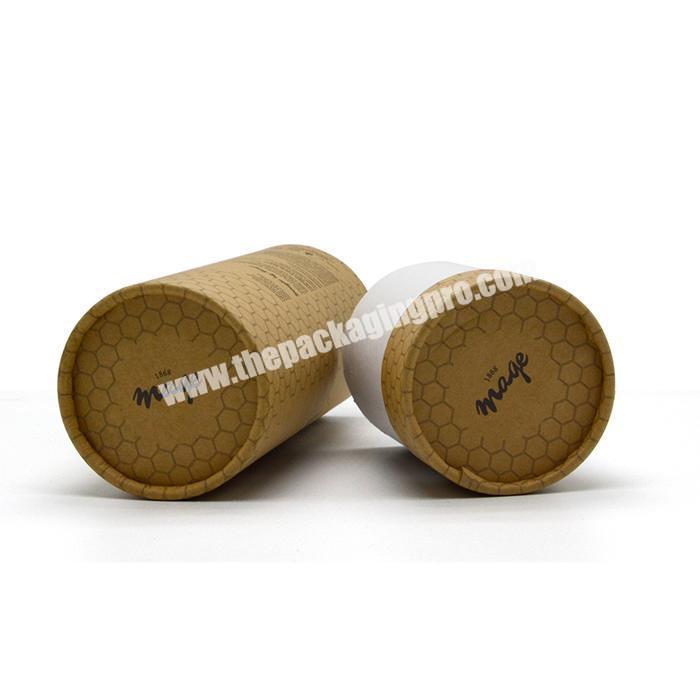 Recycled cheap cylinder kraft paper box wholesale biodegradable kraft paper tube