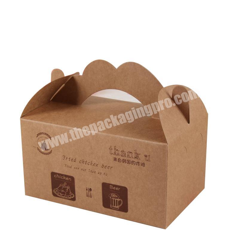 Recycled exquisite fried chicken paper packaging food box
