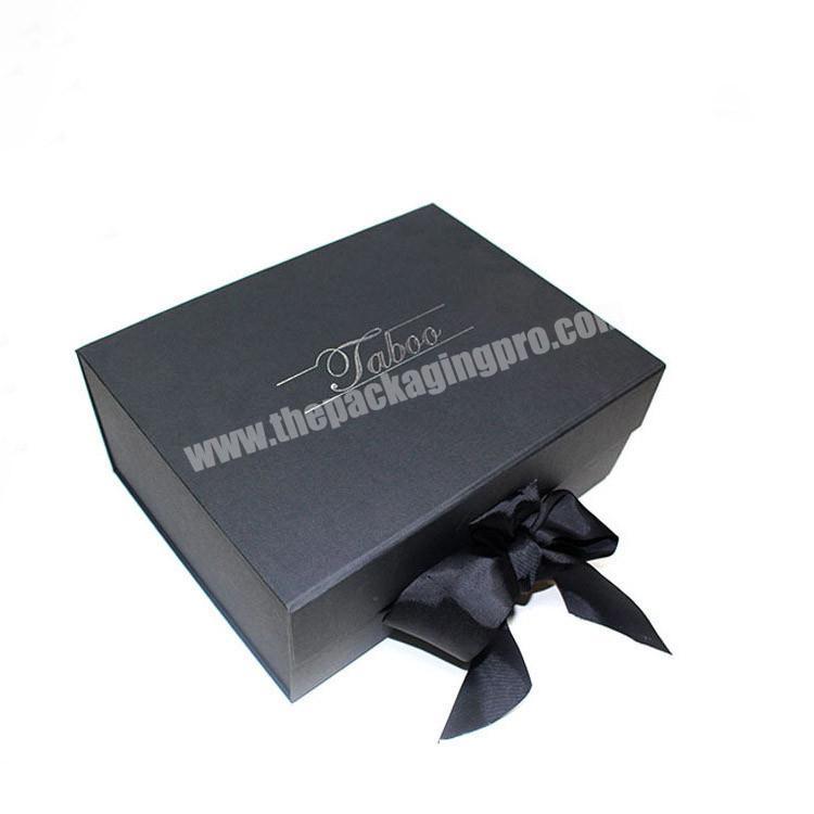 recycled large gift black decorative magnetic boxes