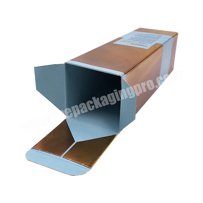 Recycled material corrugated box carton printing wine packaging box custom cardboard box for shipping glass bottle
