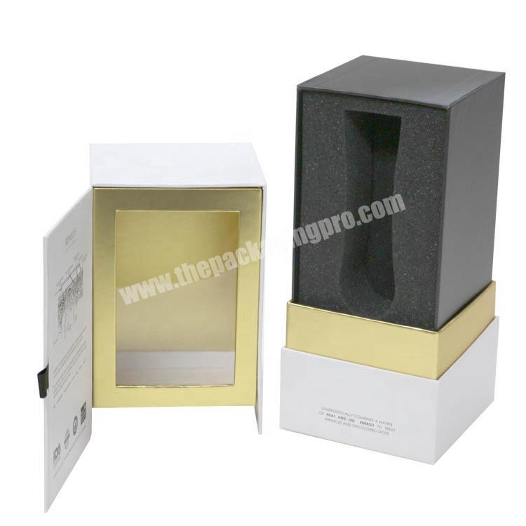 recycled paper makeup face wash cosmetic packaging boxes for beauty brush instrument