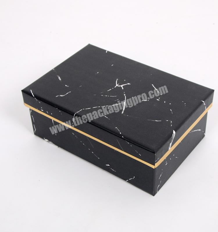 Recycled Rectangle Cardboard Paper Boxes With Gold Or Silver Hot Stamping