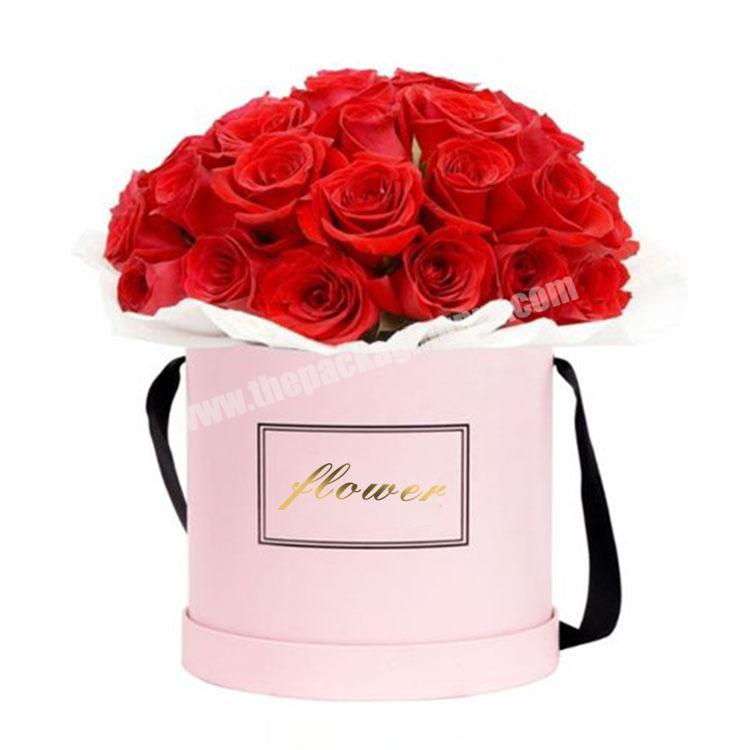 Recycled round cardboard hat boxes cylinder custom printed round gift boxes cylindrical cardboard boxes for flowers