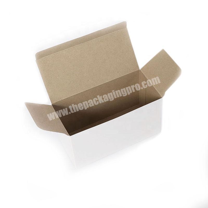 Recycled White Corrugated Mailers Packing Cardboard Paper Box for Shipping Small