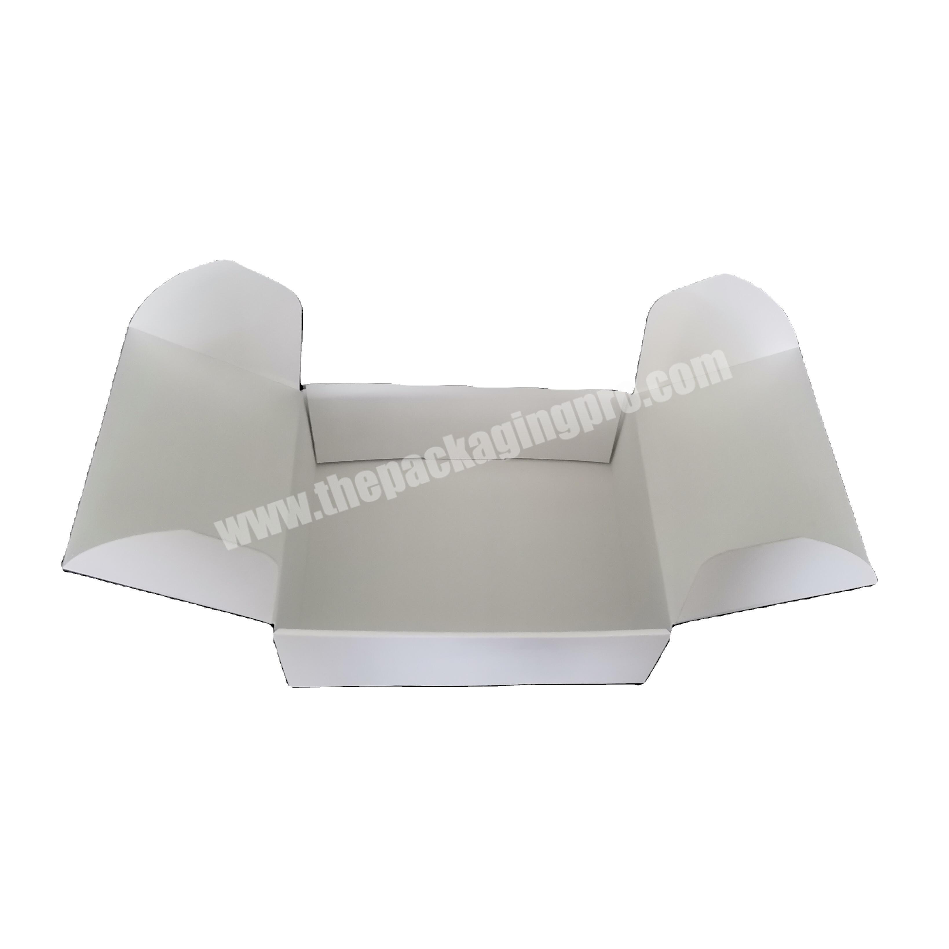 Recycled white paper box material single wall corrugated carton boxes for packing camera