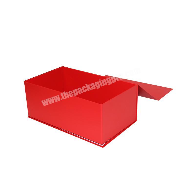 Red Foldable Gift Box with Ribbon