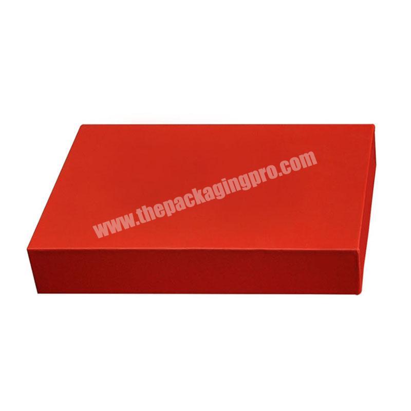 Red Gift Corrugated Colored Shipping Boxes Cardboard Box with Lids