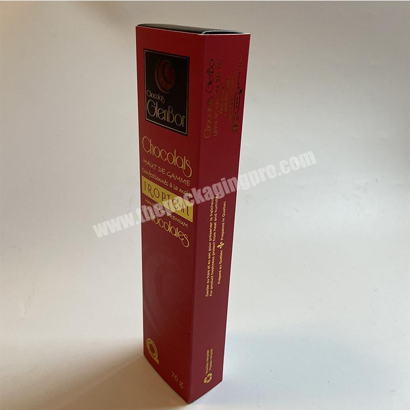 red gold foil food grade bulk truffles chocolate packaging boxes