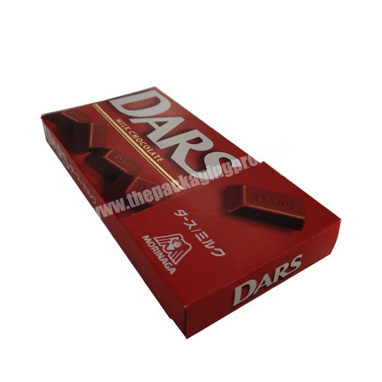 Reliable and Good chocolate carton box red packaging gift factory direct supply