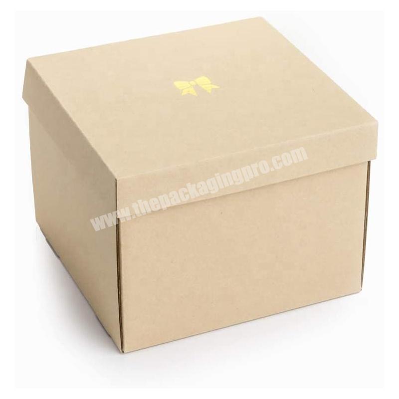 Reliable factory custom kraft gift paper box