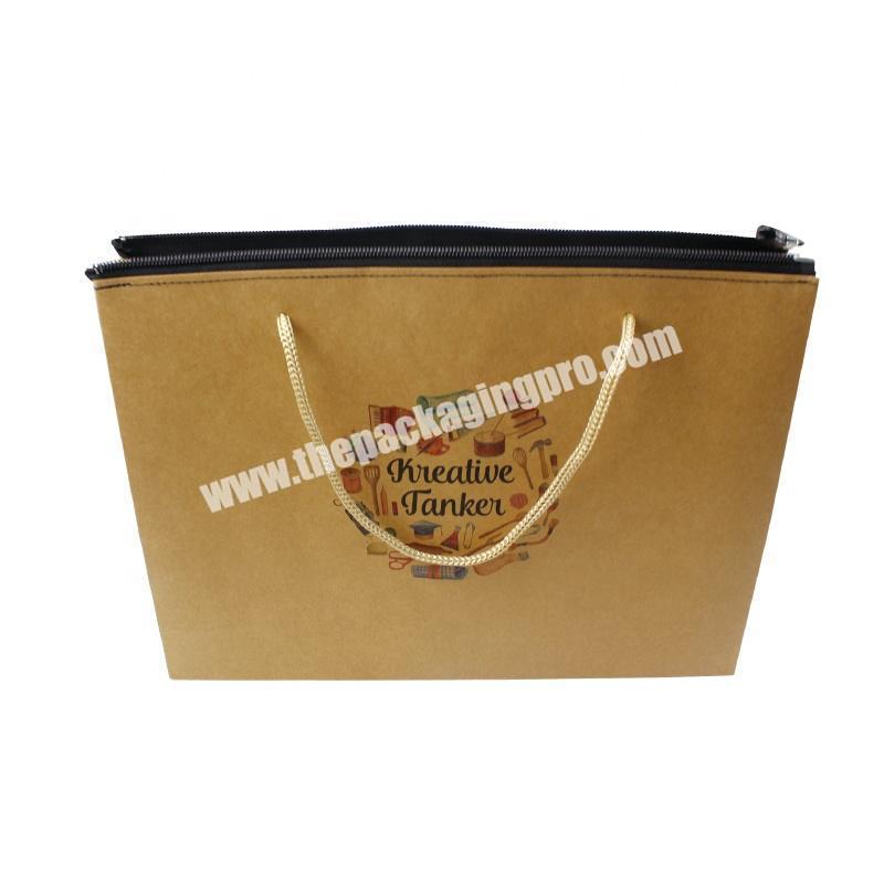 Reliable Supplier Small Brown Paper Bags With Handles Kraft