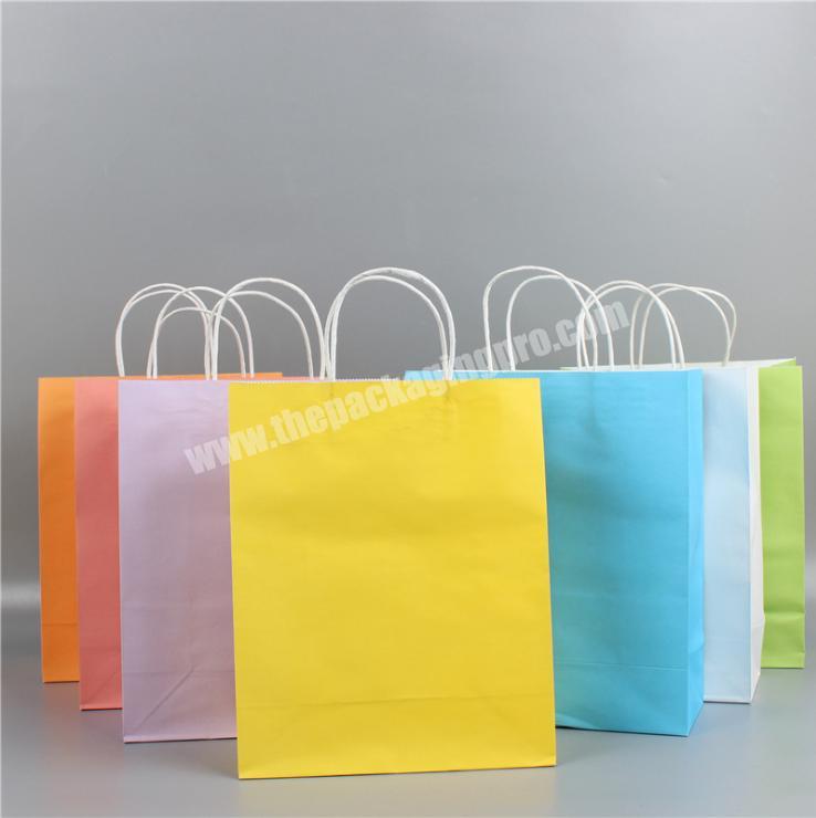 restaurant packaging small paper bag shopping bags with logos
