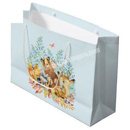 Retail Shirt Rectangular Portable Paper Twist Handle Customised Paper Shopping Bags  For Clothes