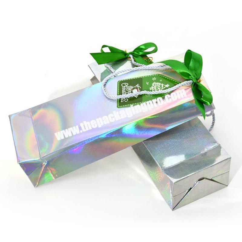 Reusable christmas paper gift packaging storage bag